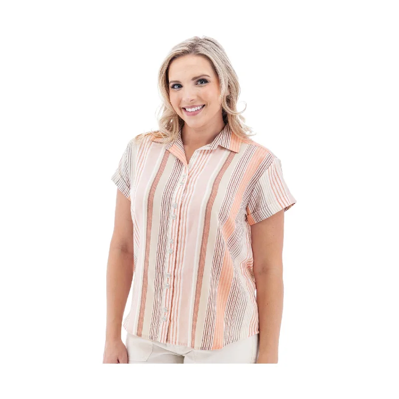 Flash Sale Now Old Ranch Women's Aviana Shirt 24 - Deep Coral - ONLINE STORE CREDIT/EXCHANGE ONLY