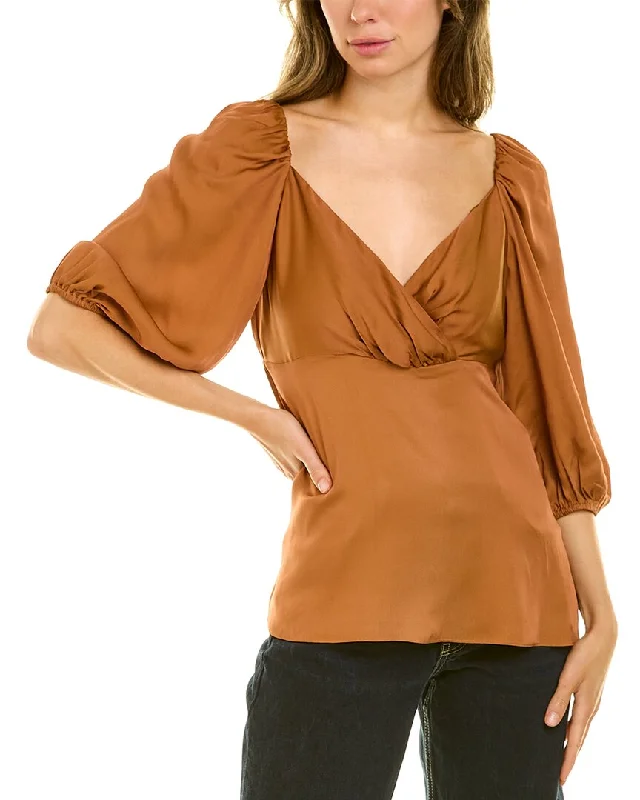 Sophisticated Fashion Trina Turk Impressives Silk-Blend Top