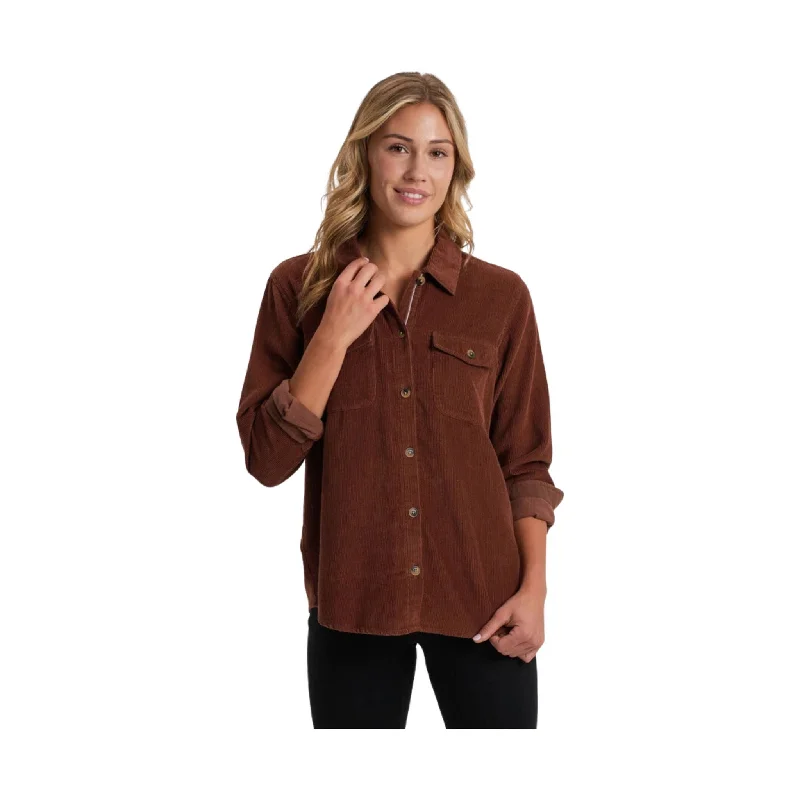 Seasonal Trends Kuhl Women's Tallula Cord Shirt - Mocha