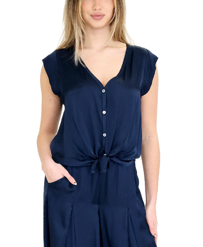 Elegant Fashion Offers Front Tie Top