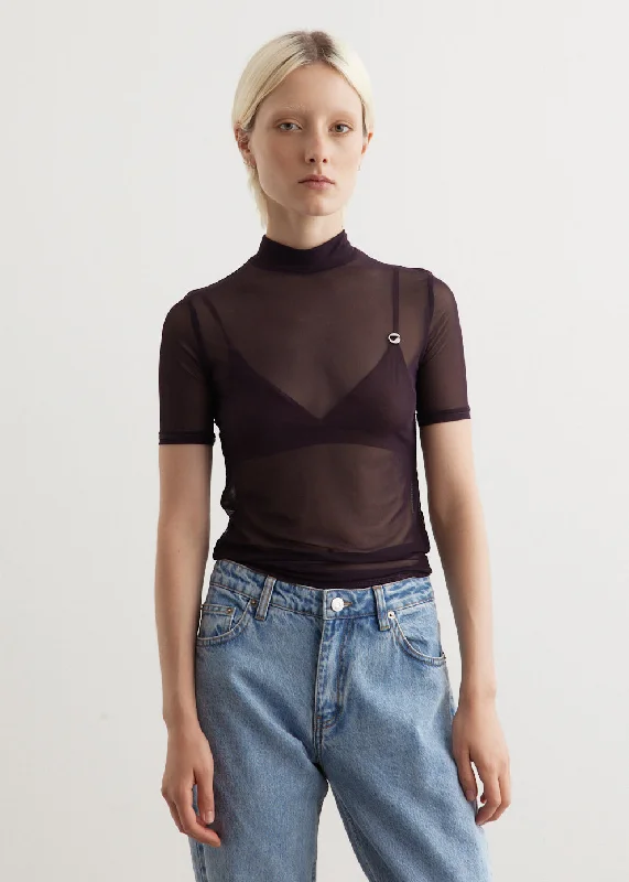 Embrace New Fashion High Neck Fitted Top