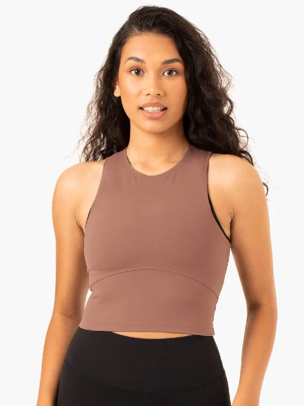 Women's Work Outfit Timeless Style Promotions NKD Refine Tank - Mocha