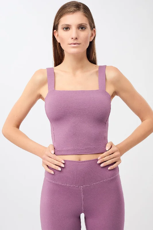 Sustainable Women's Clothes Easy Elegance Sales Pilates Tank (Grape)