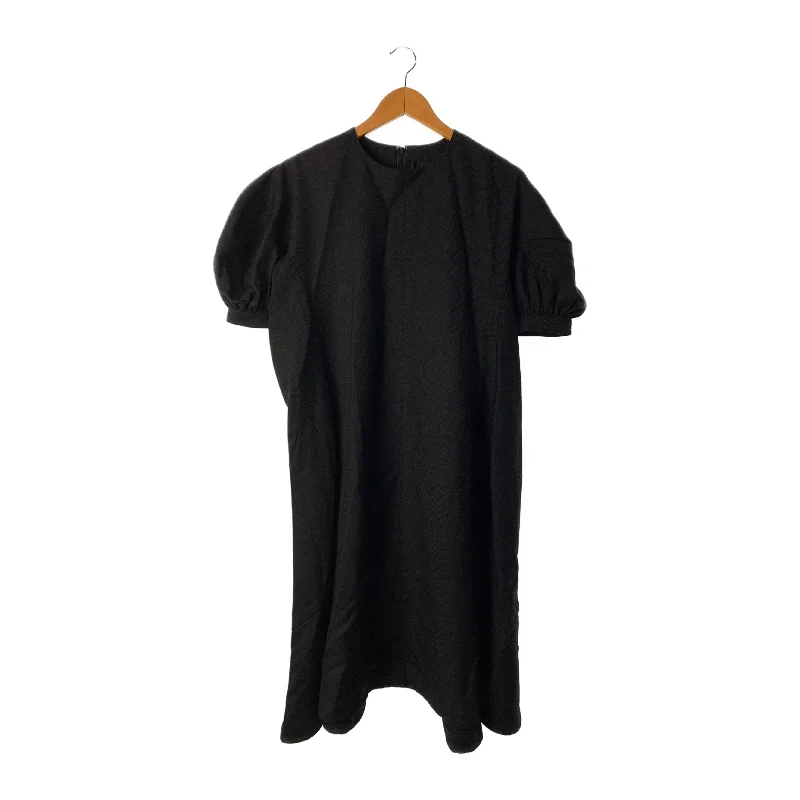 Women's Everyday Apparel Final Sale tricot COMME des GARCONS/SS Dress/S/Black/Wool/TN-O002