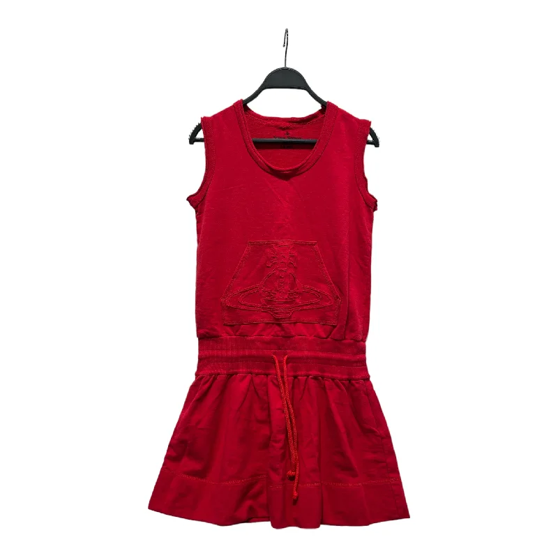 Women's Clothing Apparel Chic & Modern Sales Vivienne Westwood RED LABEL/3|4S Dress/S/Cotton/RED/Red Orb Patch