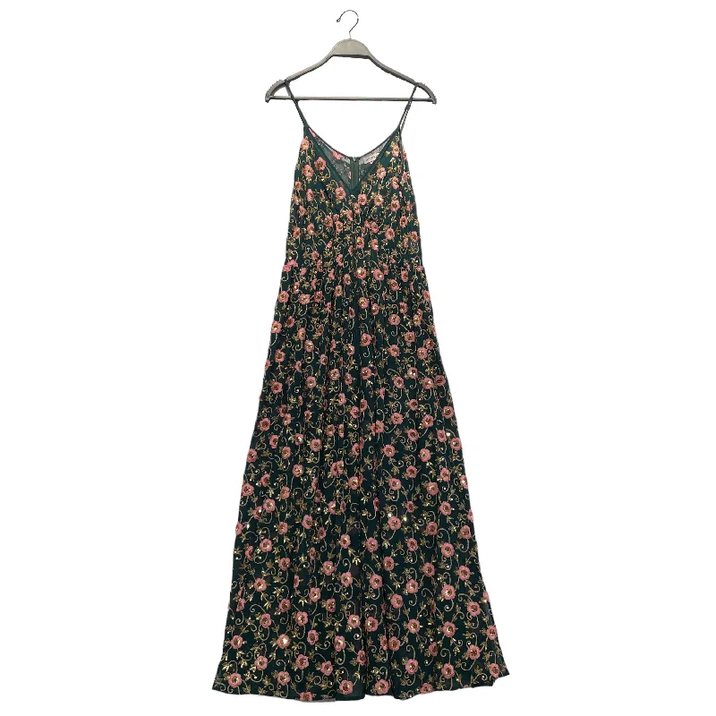 Women's High-Fashion Attire Polished Style Deals ASHISH/Camisole Dress/XS/Floral Pattern/Silk/GRN/