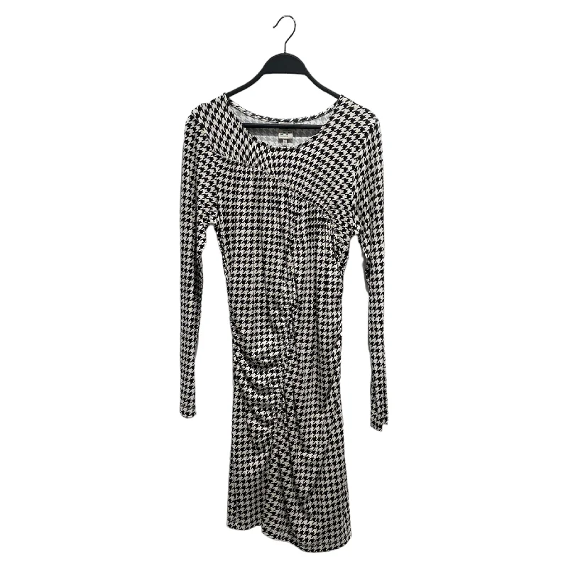 Women's Vintage-Inspired Outfit Premium Fashion BAUM UND PFERDGARTEN/LS Dress/M/Gingham Check/Cotton/BLK/