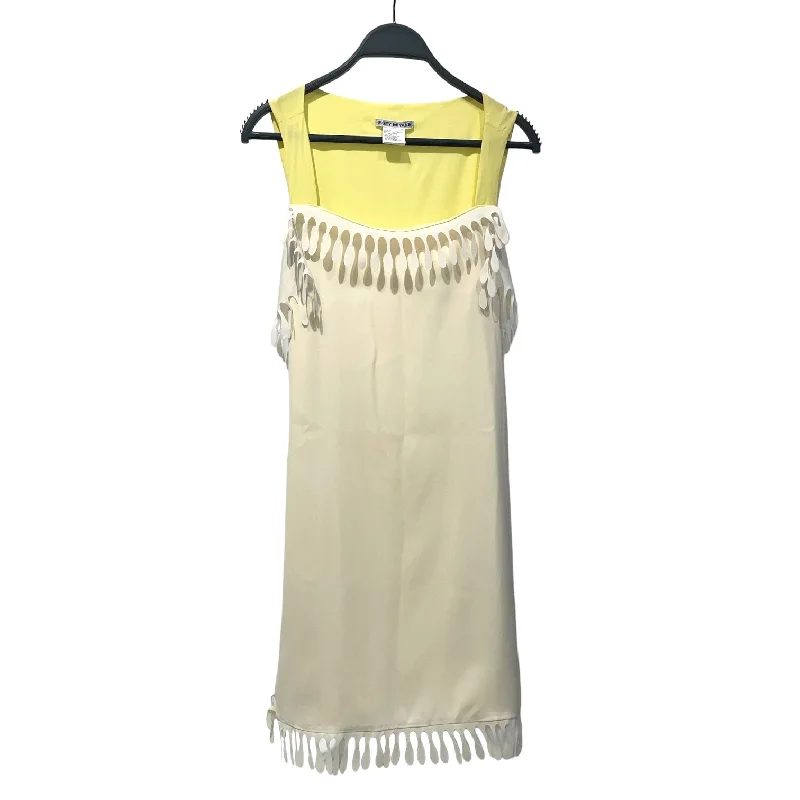 Women's Professional Apparel Additional Time-Limited Offers ISSEY MIYAKE/Camisole Dress/Polyester/WHT/yellow back