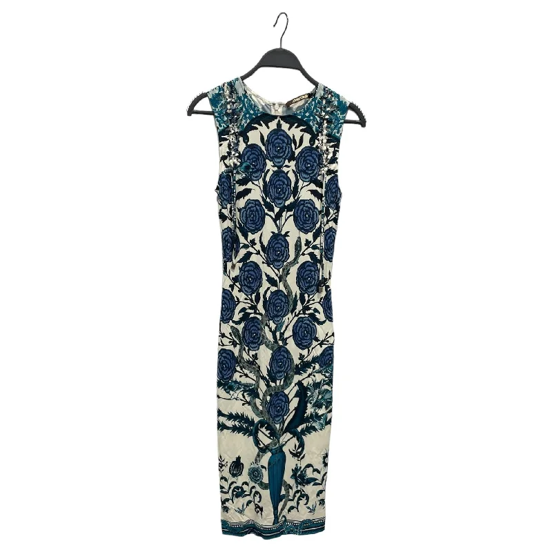 Women's High-Fashion Clothes Shop The Hottest Deals roberto cavalli/SL Dress/38/All Over Print/BLU/SS17 Snake print