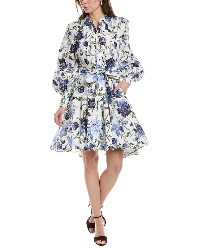 Affordable Fashion Clothing For Women Flash Sale Now Marchesa Notte Disa Mini Shirtdress