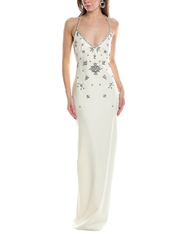 Casual Chic Clothing For Women Insane Discount Onslaught Marchesa Notte Embellished Column Gown