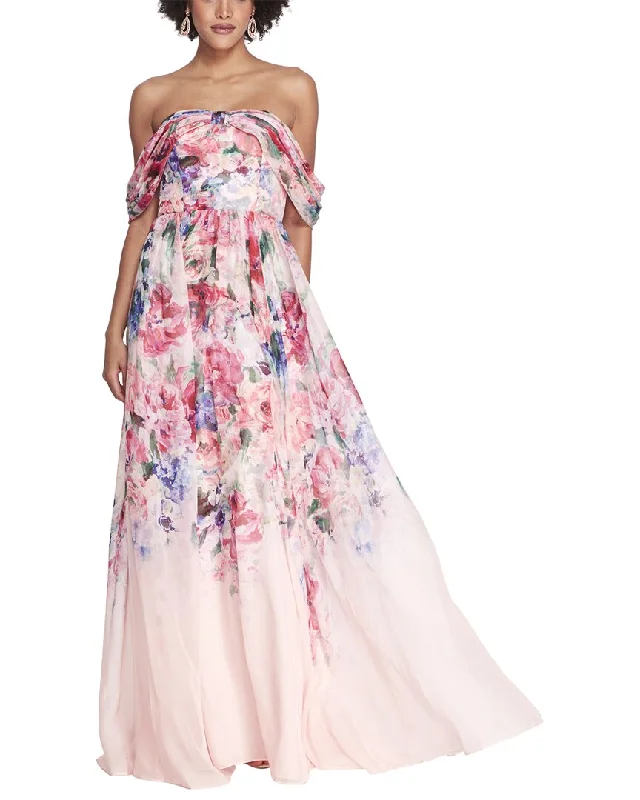 Women's Resort Attire Summer Fashion Marchesa Notte Gown