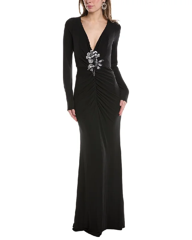 Women's Casual Wear Clothing Seasonal Picks Marchesa Notte Jersey Drape Gown