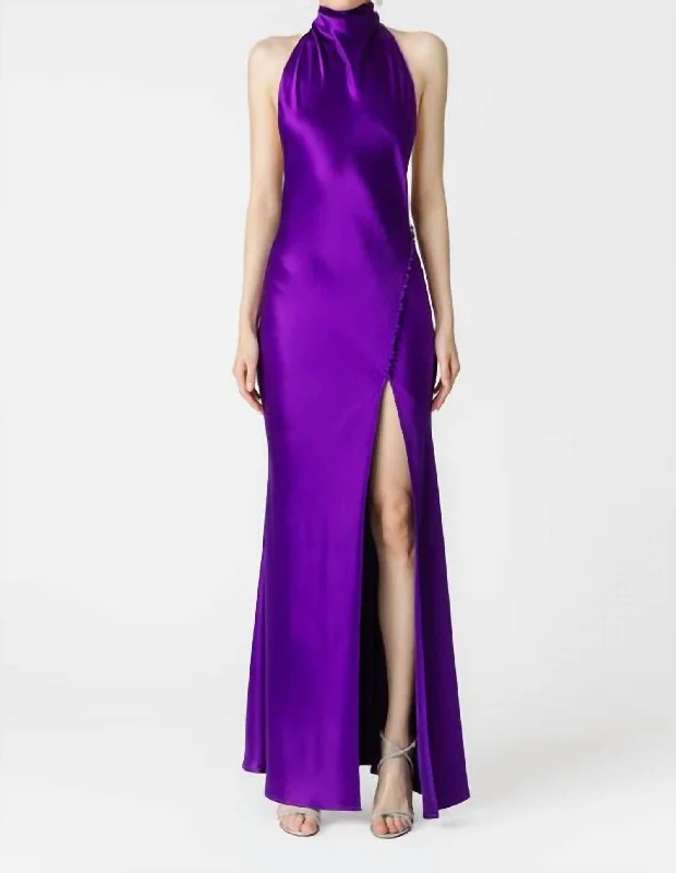 Women's Outdoor Attire Edgy Fashion Deals Penelope Gown In Purple