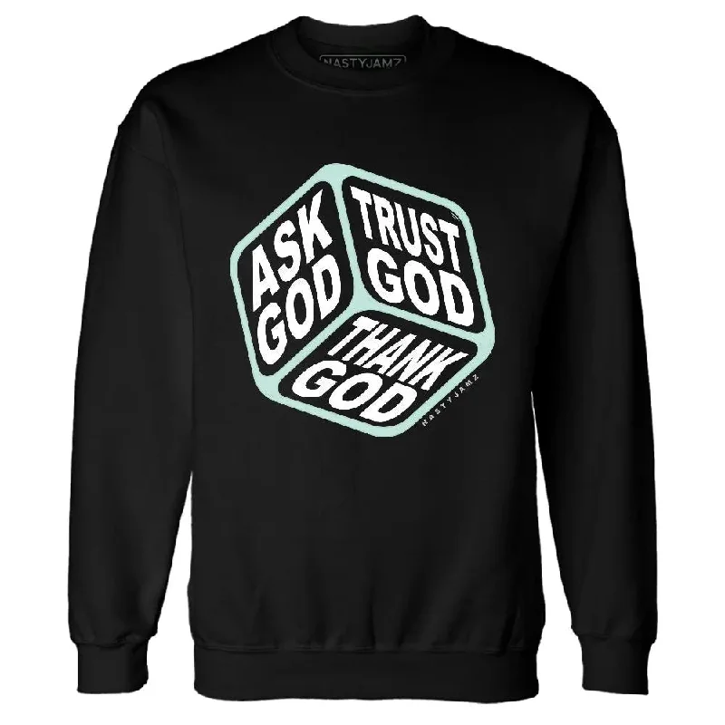 Comfortable Unisex Streetwear Sporty Fashion Offers AF 1 Jade Ice NastyJamz Sweatshirt Match Trust God