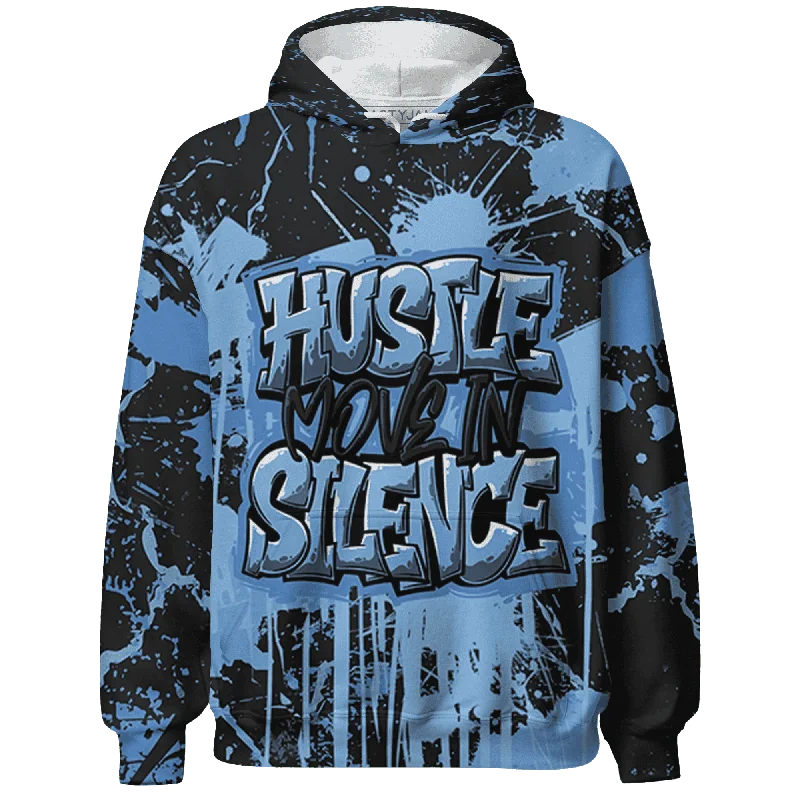 Sleek And Contemporary Gender-Free Outfits Special Offer NastyJamz AM Plus Black Univercitii Blue Hoodie Match Hustle Move In Silence All-Over Print