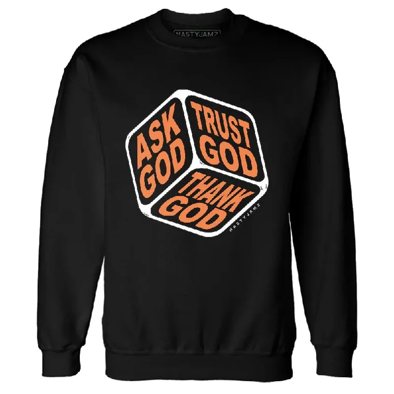 Urban Unisex Fashion Outfits Unleash Your Fashion AM TW White Orange NastyJamz Sweatshirt Match Trust God