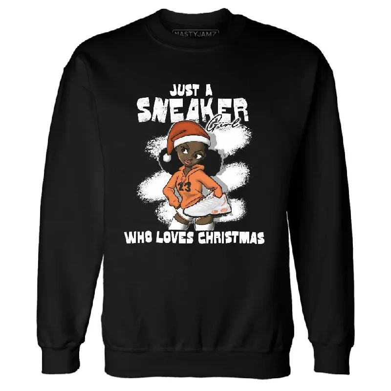 Unisex Everyday Fashion Essentials Shop Sale Items AM TW White Orange NastyJamz Sweatshirt Match Xmas Sneaker Girl