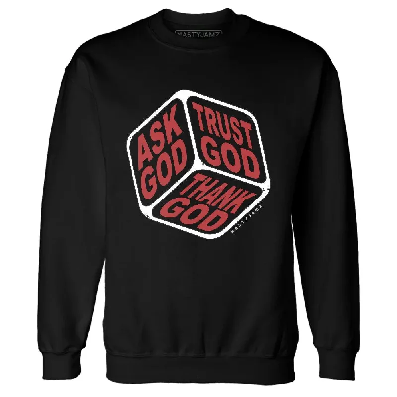 Chic And Casual Unisex Fashion Trends Fashion Sale Black Toe Reimagined 1s NastyJamz Sweatshirt Match Trust God