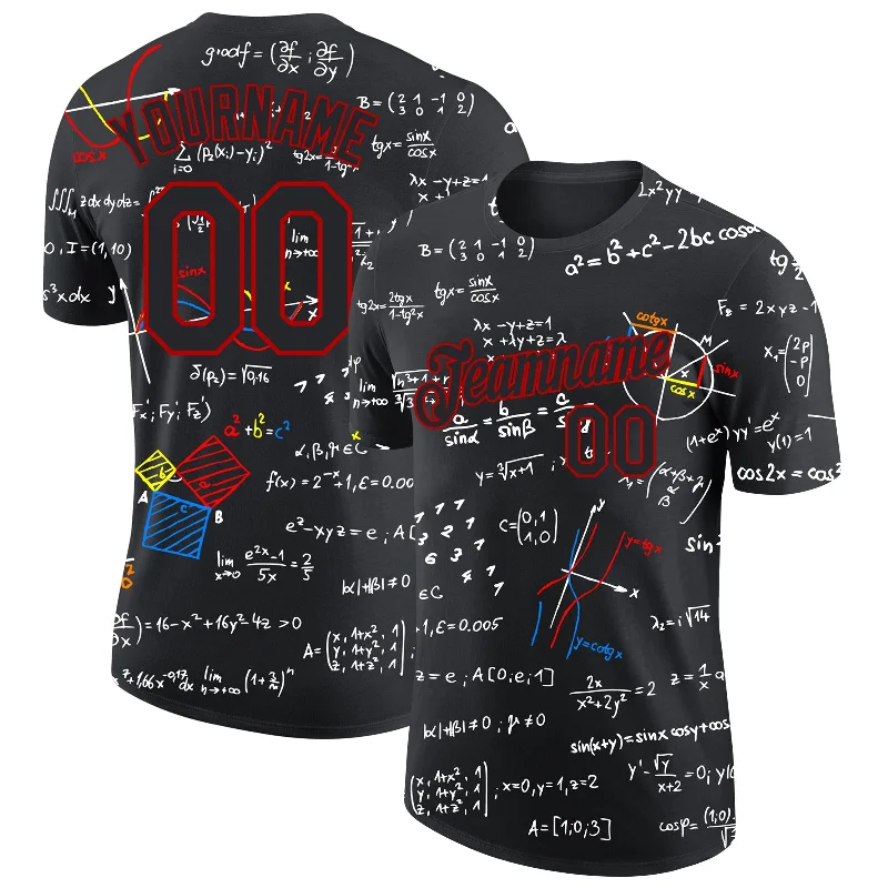 Versatile Clothing For All Genders Premium Fashion Custom 3D Pattern Design Math Performance T-Shirt