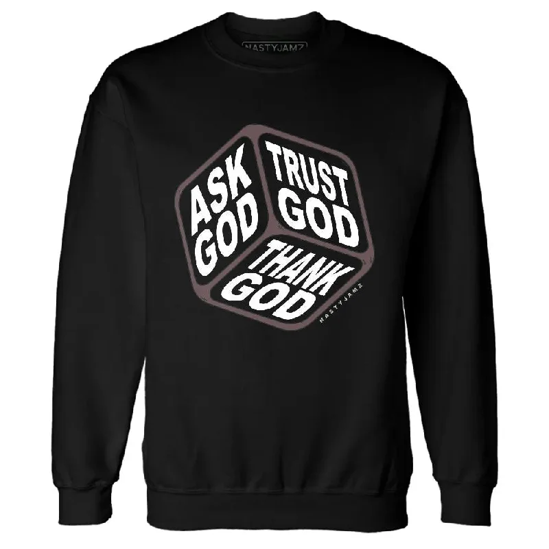 Breathable And Lightweight Unisex Wear Luxury Fashion Burgundy Crush 3s NastyJamz Sweatshirt Match Trust God