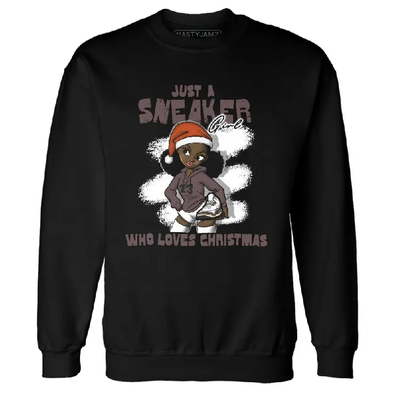 Classic And Timeless Unisex Style Relaxed Style Deals Burgundy Crush 3s NastyJamz Sweatshirt Match Xmas Sneaker Girl