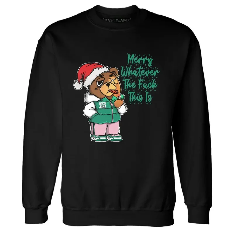 Relaxed-Fit Unisex Fashion For All-Day Comfort Trendy Pulse Dunk Soft Pink Malachite NastyJamz Sweatshirt Match Merry Whatever