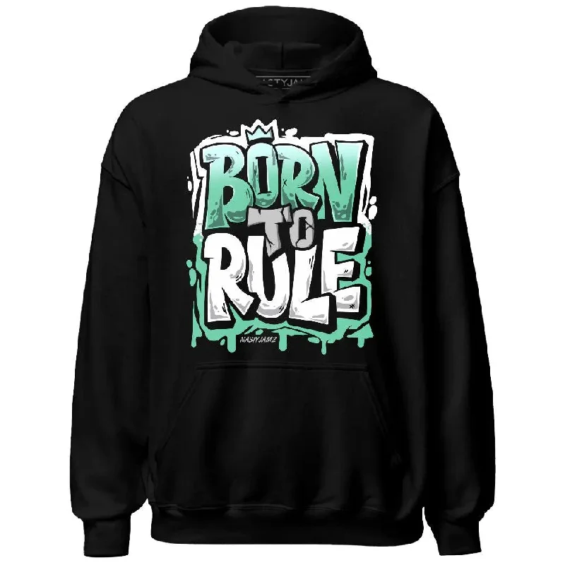 Minimalist Unisex Wardrobe Must-Haves Laid-Back Fashion Offers High OG Green Glow 1s NastyJamz Hoodie Match Born To Rule