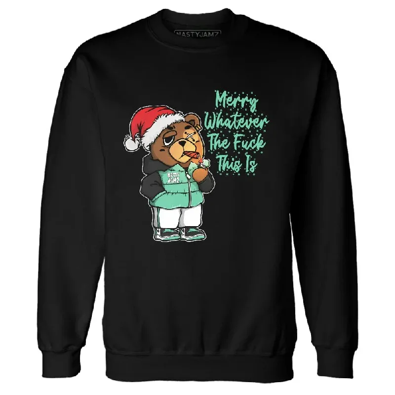 Gender-Neutral Fashion For Everyday Style Vintage Style Deals High OG Green Glow 1s NastyJamz Sweatshirt Match Merry Whatever