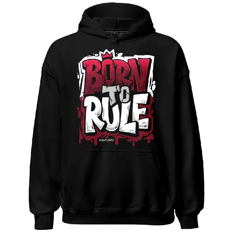 Chic And Casual Unisex Fashion Trends Luxe Style Discounts High White Team Red 1s NastyJamz Hoodie Match Born To Rule