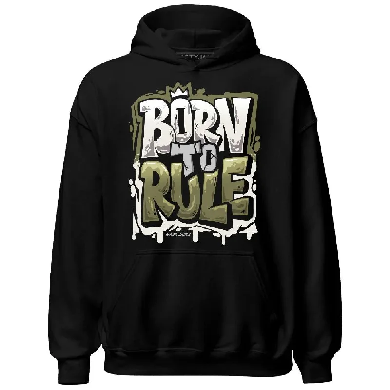 Versatile Clothing For All Genders Modern Chic Discounts Medium Olive 1s NastyJamz Hoodie Match Born To Rule