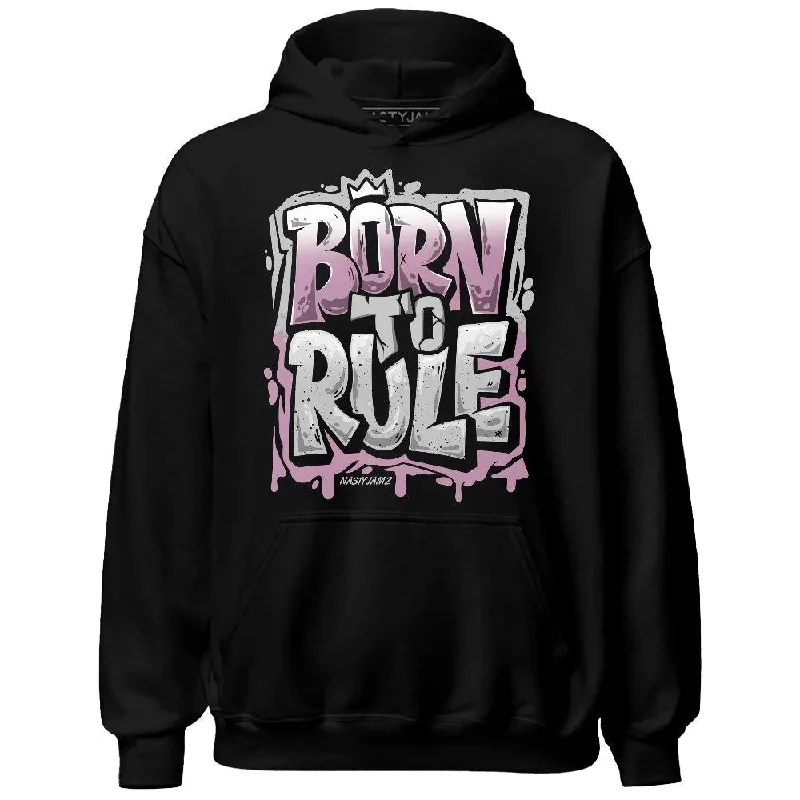 Versatile Clothing For All Genders Stylish Looks Orchid Neutral Grey Black White 4s NastyJamz Hoodie Match Born To Rule