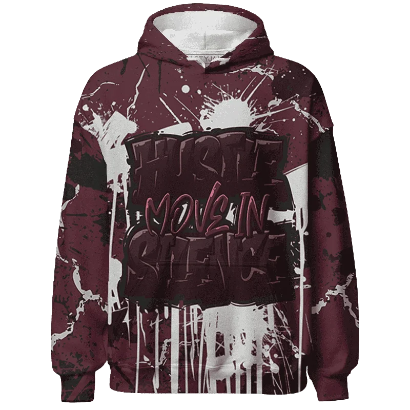 Functional And Stylish Unisex Outerwear Limited Time Offers NastyJamz VaporMax Night Maron Burgundy Hoodie Match Hustle Move In Silence All-Over Print