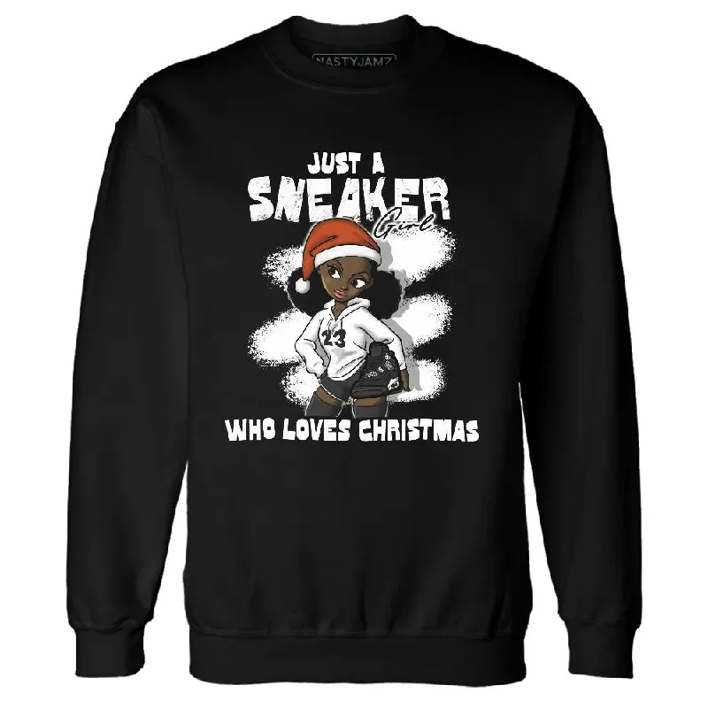 Versatile Clothing For All Genders Elegant Fashion Offers White Thunder 4s NastyJamz Sweatshirt Match Xmas Sneaker Girl